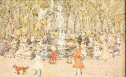 Maurice Prendergast In Central Park New York ( Germany oil painting artist